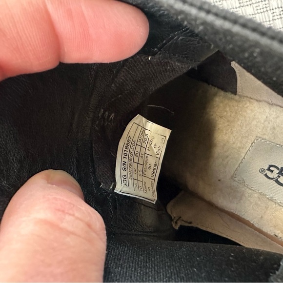 UGG Pax Leather Wedge Bootie Brown Size 10 - Picture 4 of 13